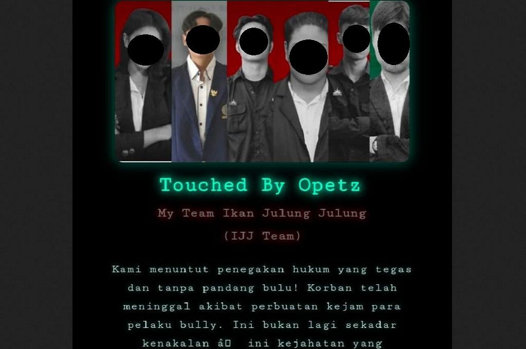 Beredar Foto-Foto Diduga Pelaku Bullying Timothy hingga Video Permintaan Maaf