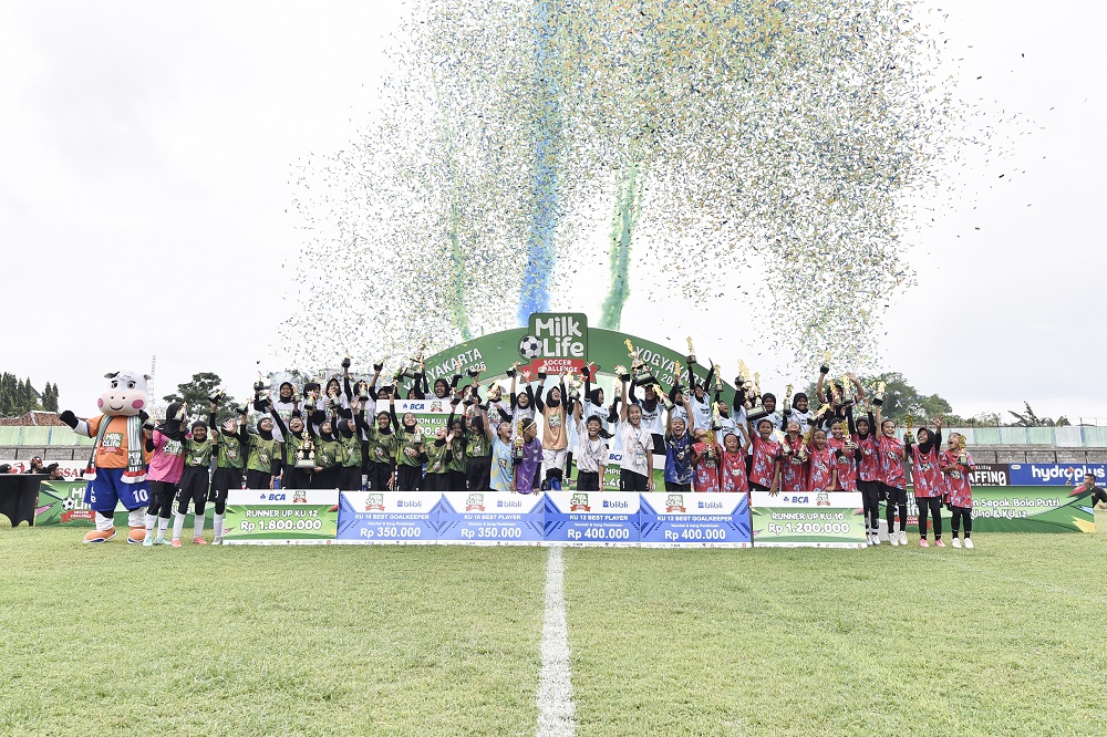 Juara Baru Lahir di MilkLife Soccer Challenge Yogyakarta Seri 1 2025‑2026, Talenta Putri Berkembang Pesat
