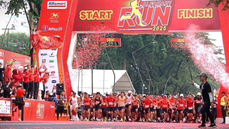 Sejuta Cerita Alfamart Run 2025, dari Goodie Bag 40 Kg hingga 570 Km Perjalanan