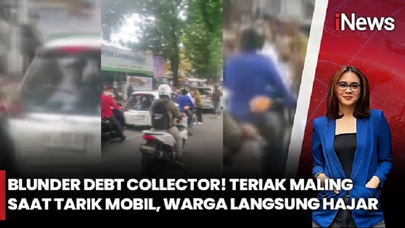 Tuduh Pengemudi Mobil Pelaku Tabrak Lari, Debt Collector di Medan Babak Belur Dihajar Warga