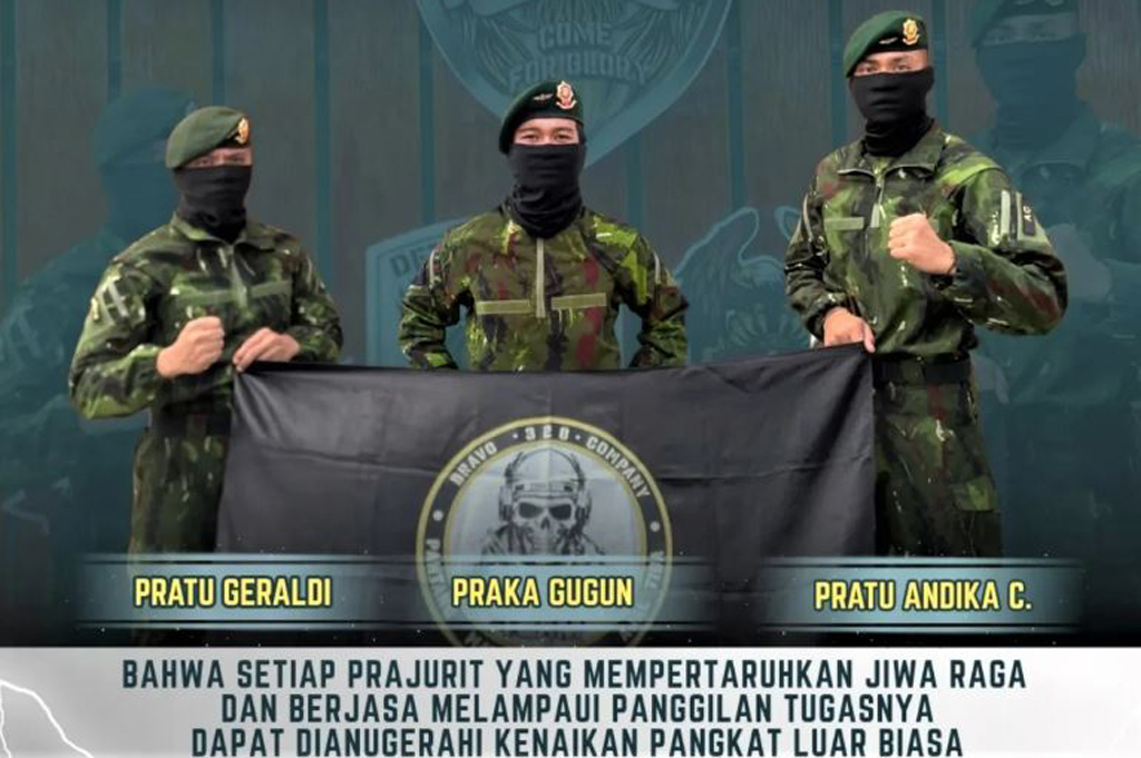Daftar Nama 3 Prajurit TNI di Papua Dapat Kenaikan Pangkat Luar Biasa, Anggota Koops Habema