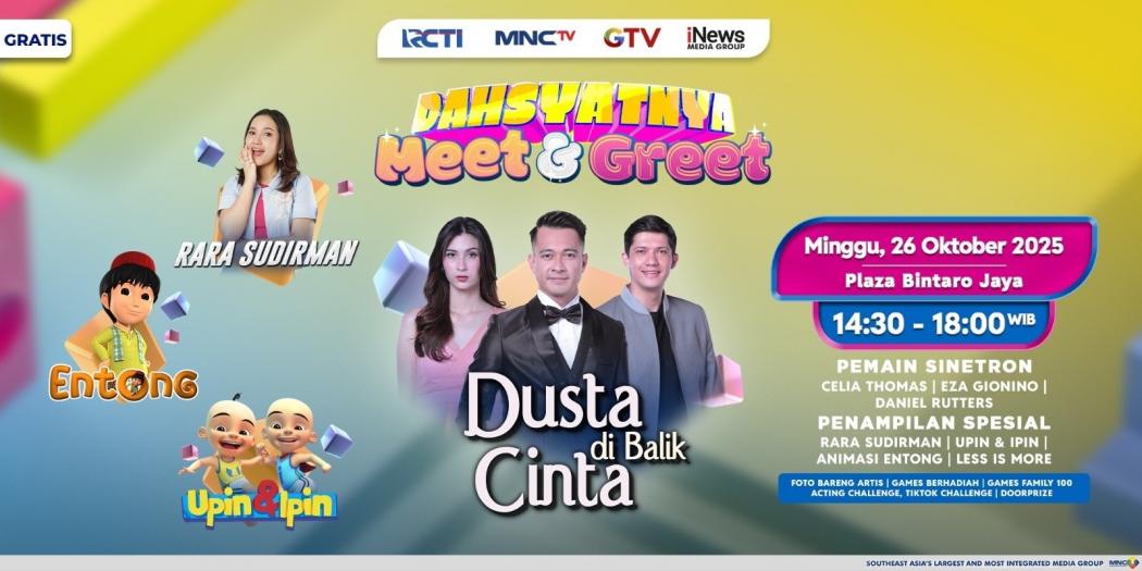 Warga Bintaro Siap-Siap Akhir Pekan Ini Bertemu Langsung dengan Pemain Dusta di Balik Cinta