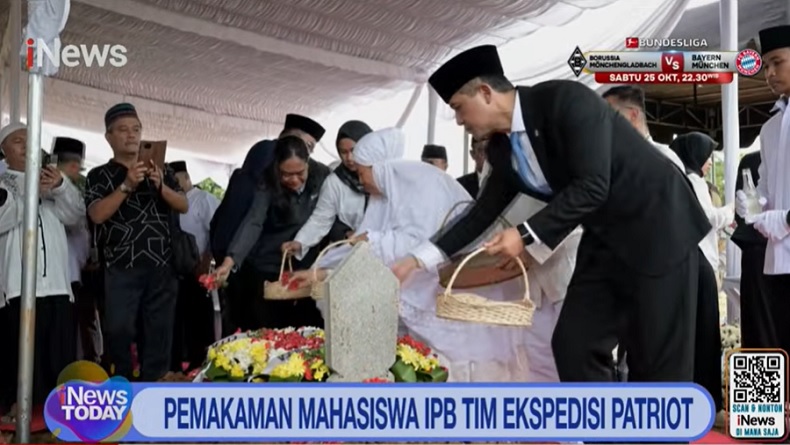 Upacara Kedinasan Iringi Pemakaman Bima, Mahasiswa IPB yang Gugur dalam Ekspedisi Patriot