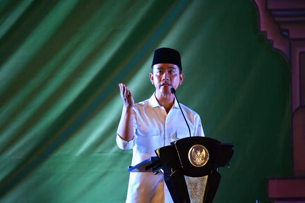 Di Depan Santri, Gibran: Pembentukan Ditjen Pesantren Kado dari Presiden