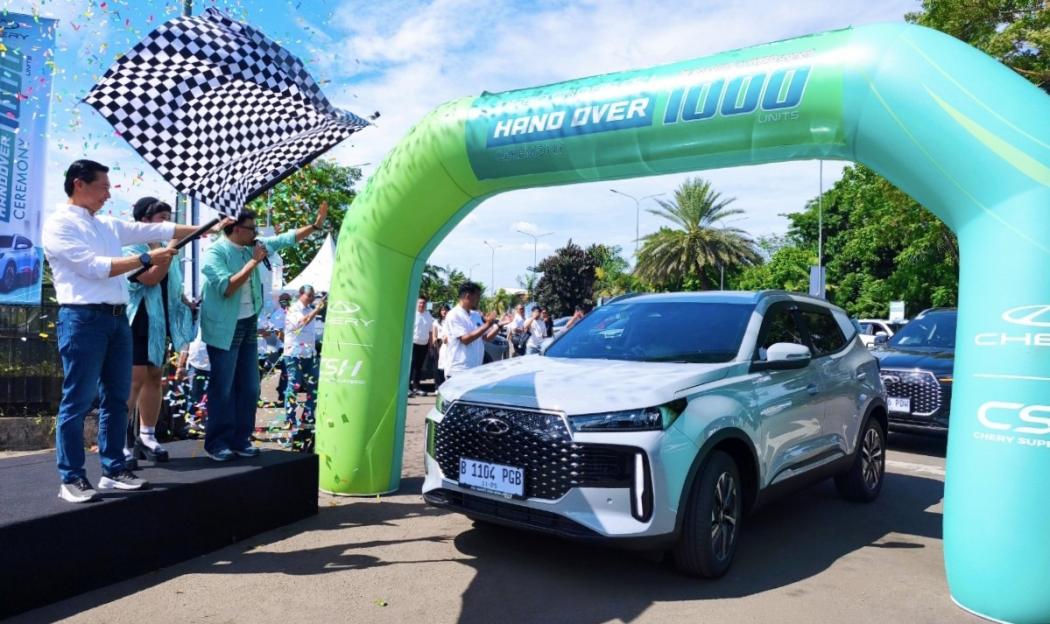 Chery Gerak Cepat Kirim 1.000 Unit Tiggo Cross CSH ke Konsumen di Indonesia 