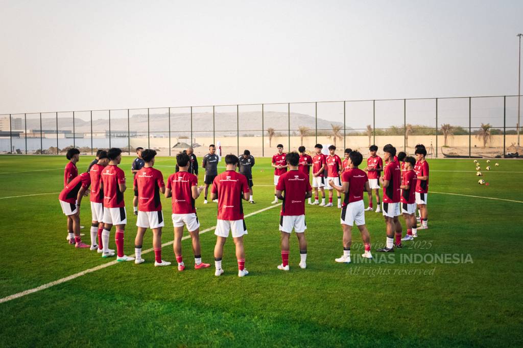 Timnas Indonesia U-17 Adaptasi Cuaca Panas di Dubai Sebelum Piala Dunia 2025