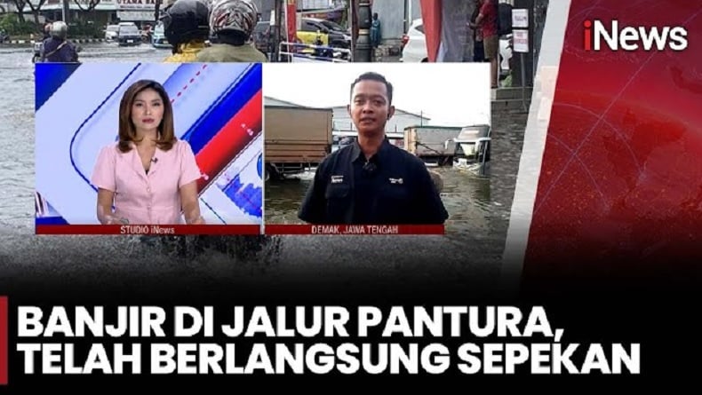 Banjir Semakin Parah, Jalur Pantura Demak Lumpuh Total hingga 5 Kilometer