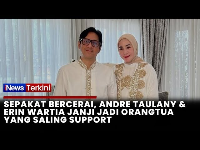 Andre Taulany dan Erin Wartia Sepakat Bercerai Secara Damai, Komit Urus Anak-Anak Bersama