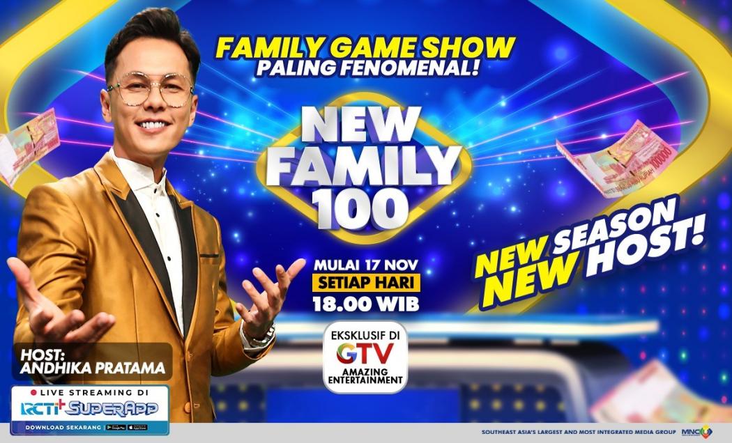 New Family 100 Siap Tayang Mulai 17 November di GTV, Andhika Pratama Jadi Host Baru!