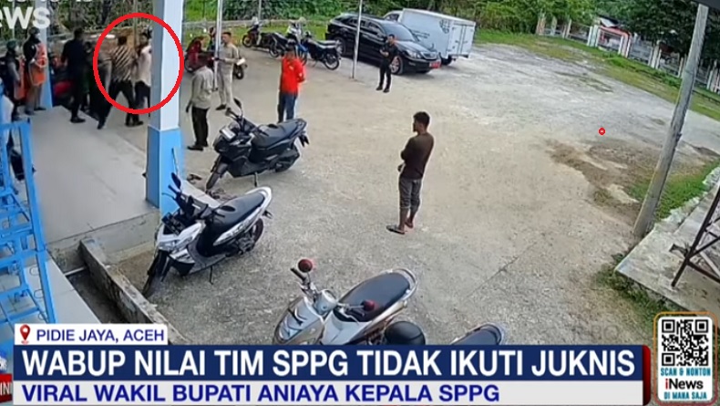Viral Wakil Bupati Pidie Jaya Aceh Pukul Kepala SPPG Saat Sidak Dapur MBG, Kini Minta Maaf