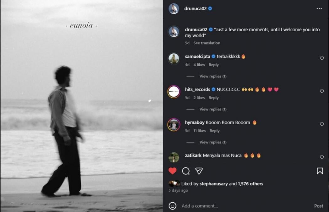 Nuca Akan Rilis Album Perdana pada 26 November, Sobatnuca Antusias Menantikan