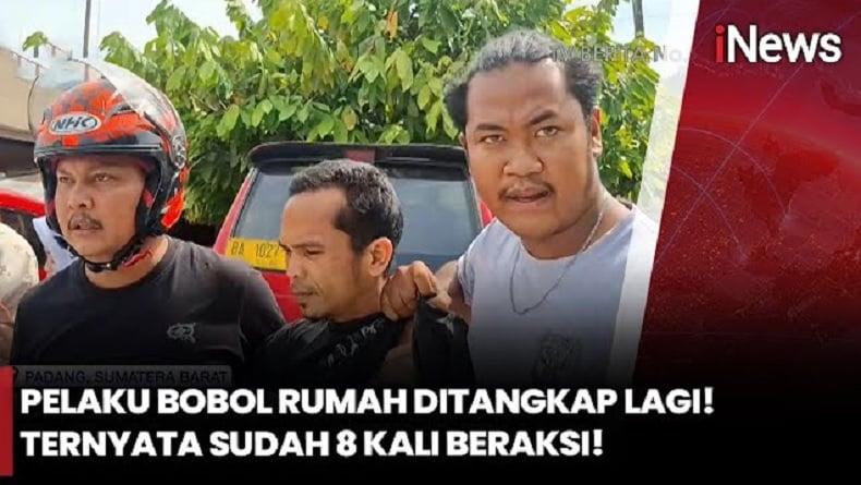Detik-Detik Tim Klewang Polresta Padang Tangkap Residivis Spesialis Bobol Rumah