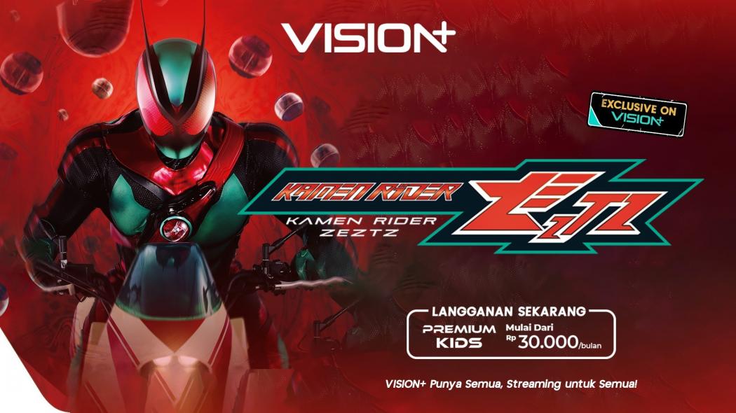 Nonton Kamen Rider Zetsu di VISION+, Aksi Heroik Penuh Adrenalin 