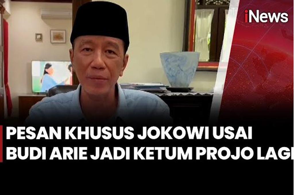 Pesan Jokowi untuk Projo, Selalu Semangat Bekerja untuk Rakyat Indonesia