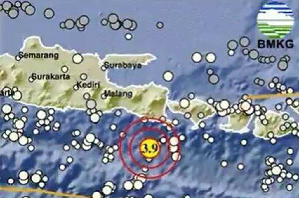 Gempa Terkini Magnitudo 3,9 Guncang Jembrana Bali