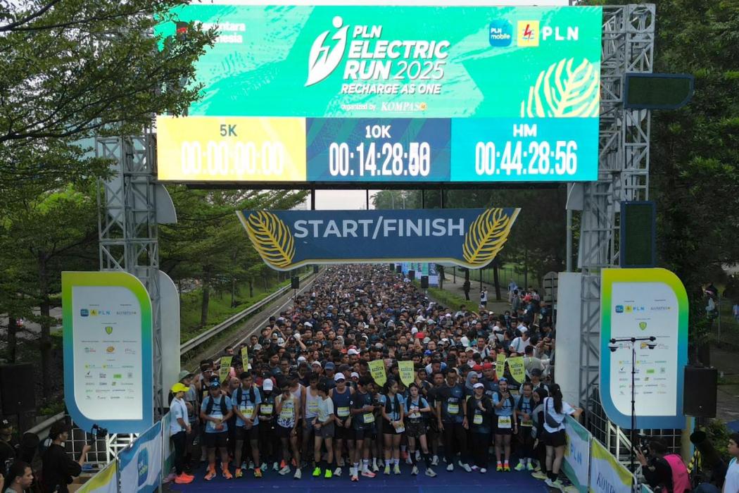 PLN Electric Run 2025 Jadi Event Lari Nol Emisi Pertama di Indonesia
