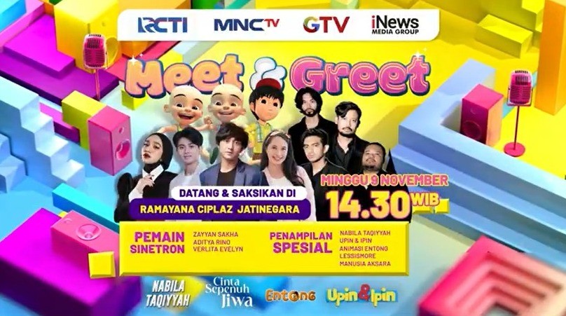 Deretan Pemain Sinetron Cinta Sepenuh Jiwa Akan Menyapa Warga Jatinegara dalam Dahsyatnya Meet and Greet