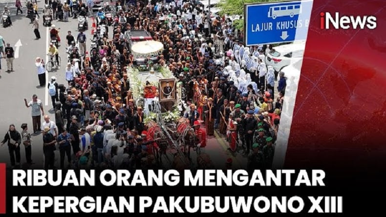 Ribuan Warga Iringi Kepergian Pakubuwono XIII ke Peristirahatan Terakhir