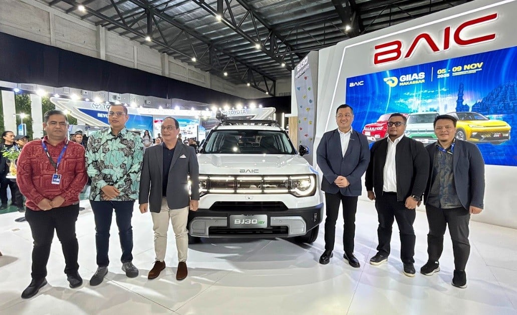 BAIC Boyong Mobil Hybrid BJ30 di GIIAS Makassar 2025