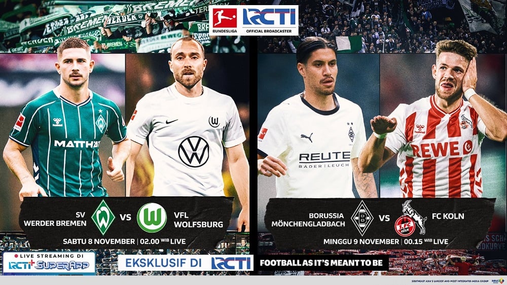 Kevin Diks Beraksi! Ini Jadwal Monchengladbach Vs FC Koln Live di RCTI