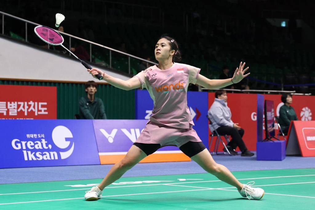 Komentar Ni Kadek Dhinda usai Tembus Perempat Final Korea Masters 2025: Saya Tahan, Lawan Nggak Kuat!