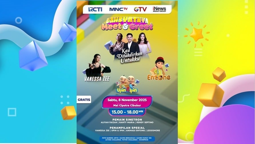 Siap-Siap Bertemu Pemain Sinetron dalam Dahsyatnya Meet and Greet Kau Ditakdirkan Untukku di Cibubur!