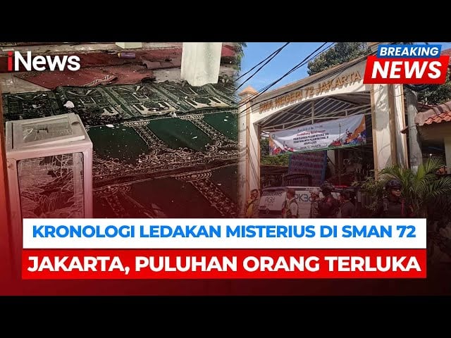 Kronologi Ledakan saat Khotbah Shalat Jumat di SMAN 72 Jakarta, 1 Terduga Pelaku Diamankan  