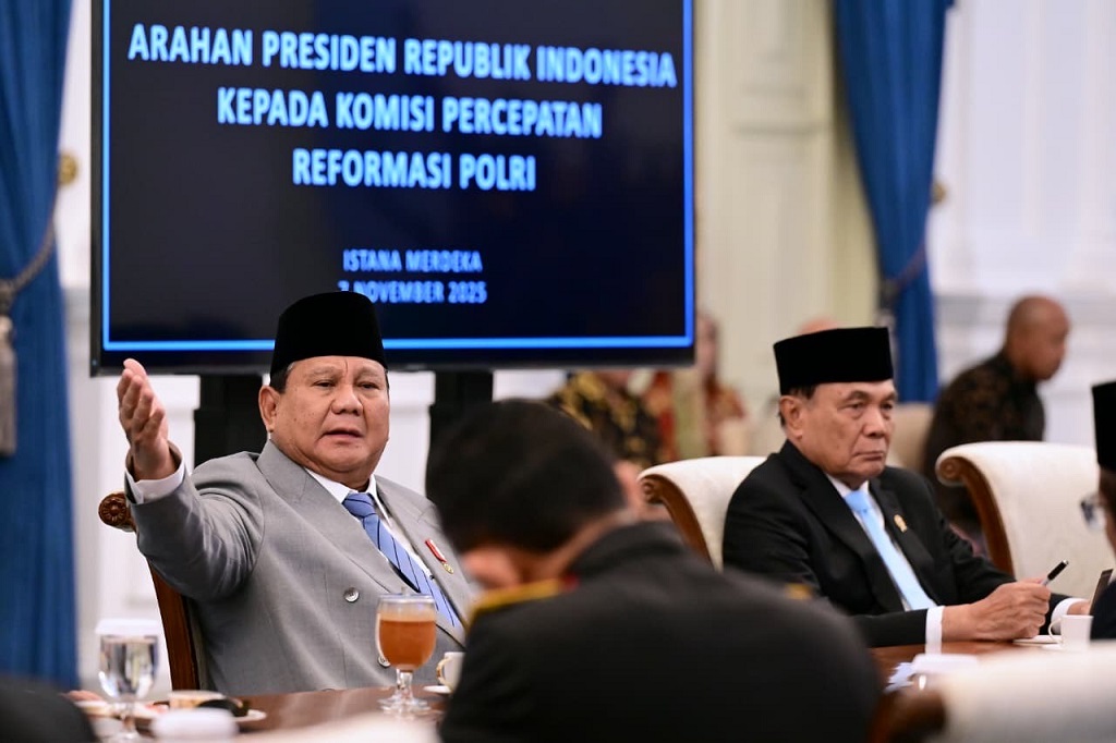 Prabowo Ungkap Alasan Kapolri Masuk Komisi Percepatan Reformasi Polri