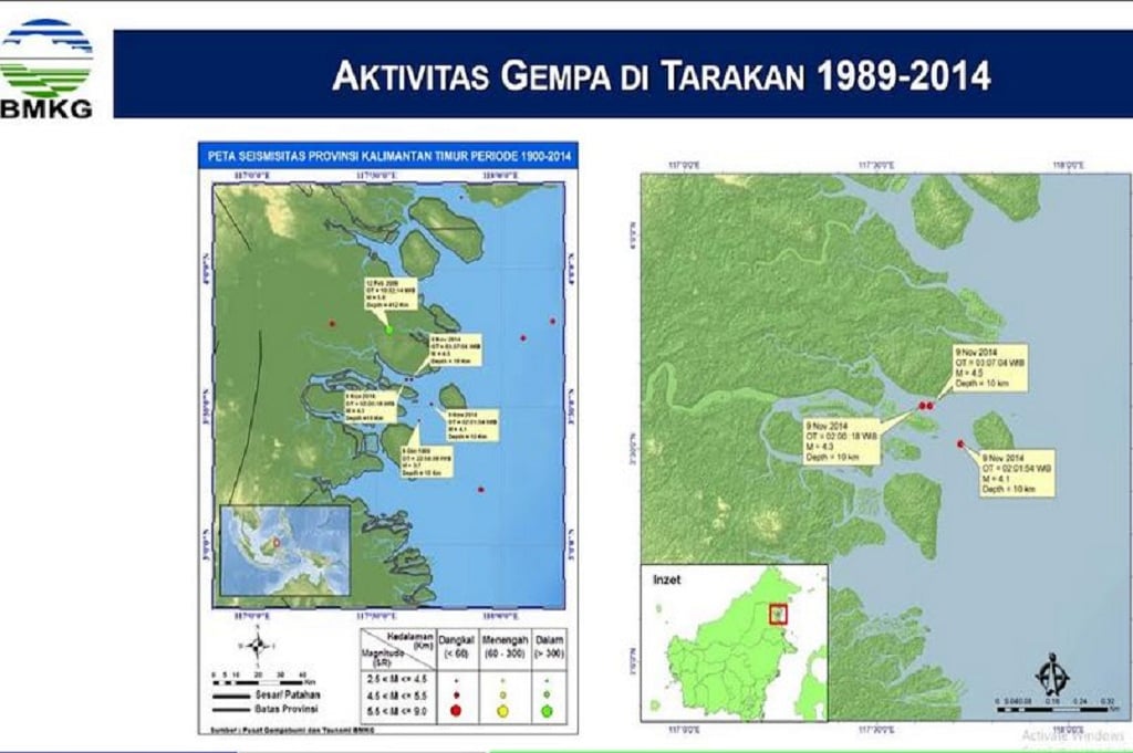 BMKG Ungkap Fakta Mengejutkan, Sebut Tarakan Daerah Paling Rawan Gempa di Kalimantan