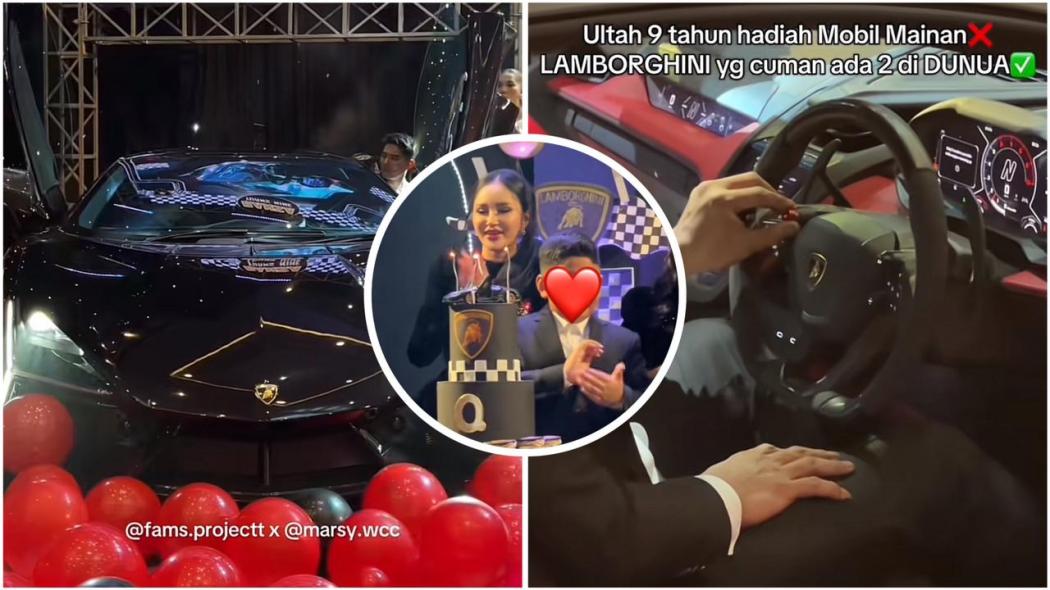 Viral Crazy Rich Makassar Hadiahkan Lamborghini Rp22 Miliar untuk Anaknya yang Ultah ke-9