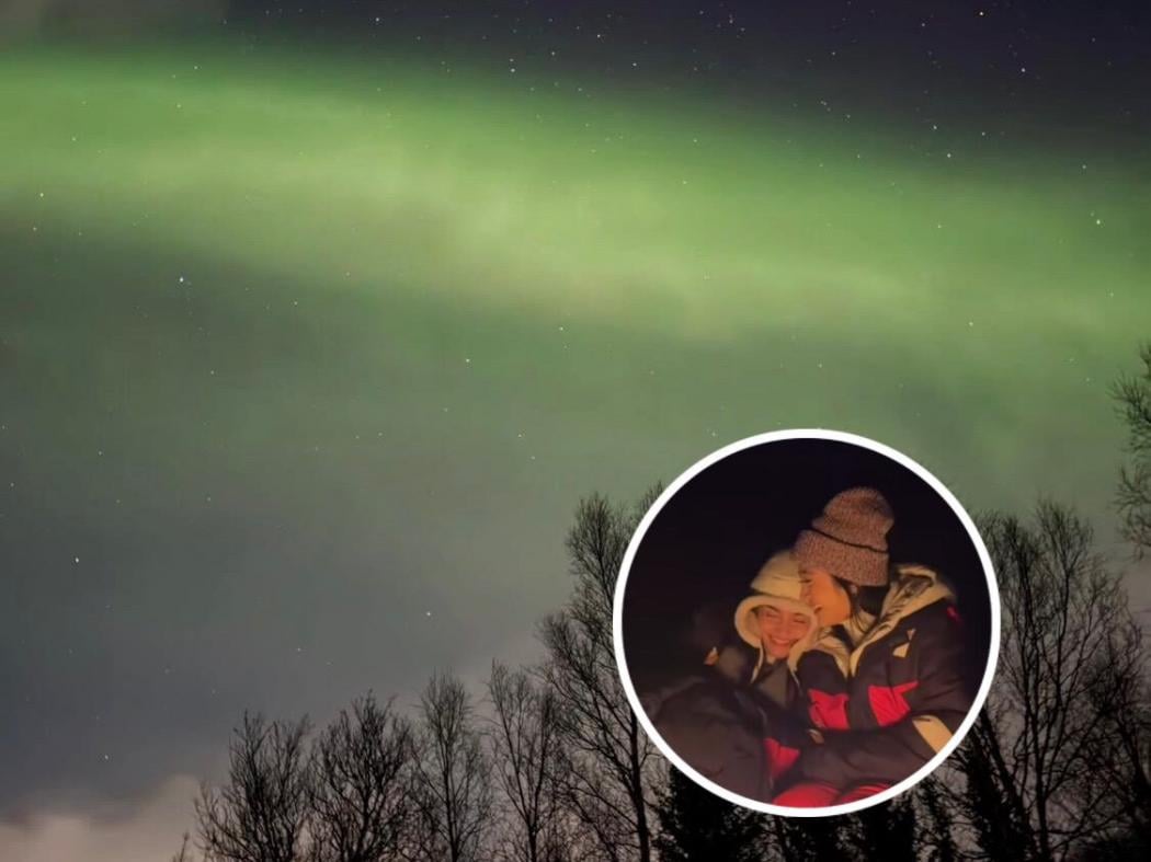 Enzy Storia Liburan ke Norwegia, Pamer Cantiknya Aurora di Instagram