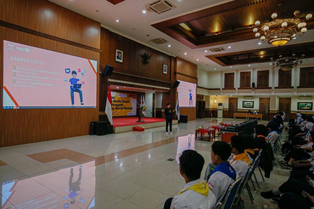 MNC University Ajak Anggota PMR Gunakan Medsos secara Positif di Pelatihan Literasi Digital
