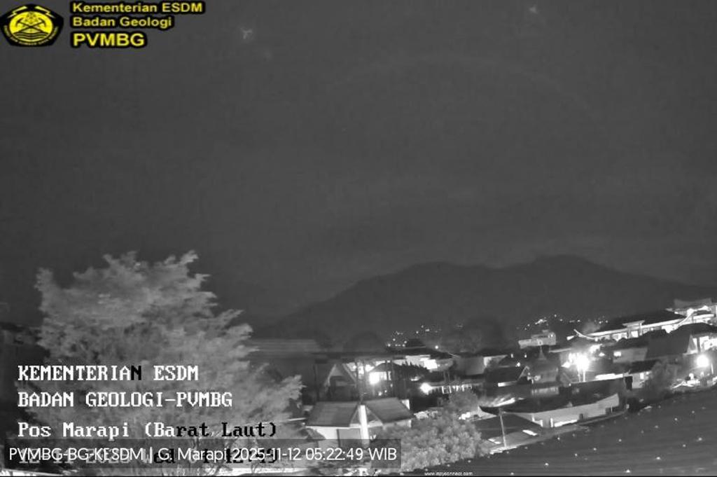 Gunung Marapi Meletus Hari Ini, Tinggi Kolom Abu Capai 400 Meter
