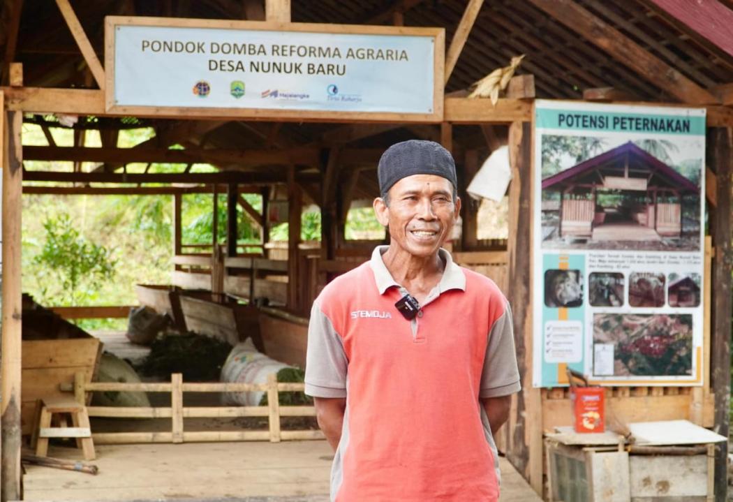 Reforma Agraria Buka Akses Warga Desa Nunuk Baru Jalankan Usaha Ternak Domba