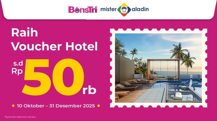 Raih Voucher Hotel s.d Rp50.000: Liburan Hemat Jadi Lebih Nyaman!