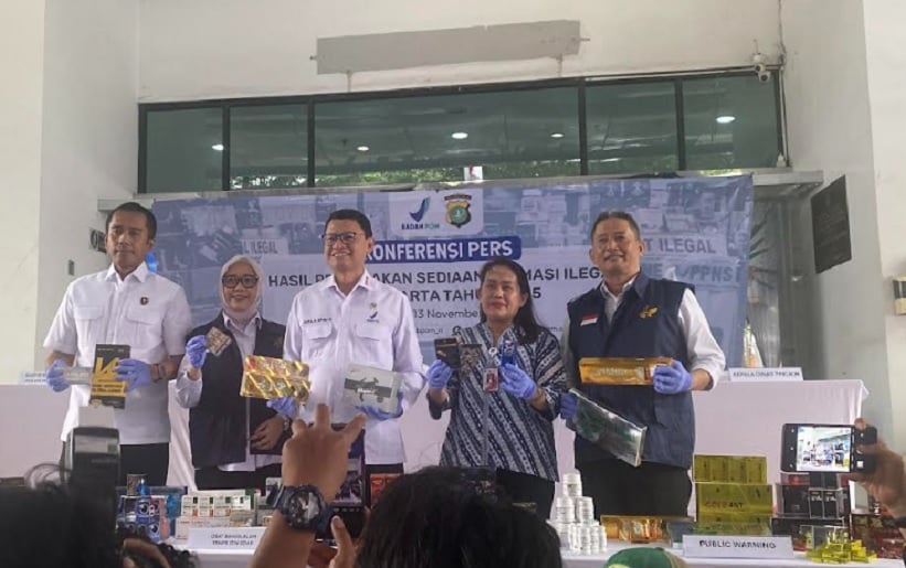BPOM Sita Ribuan Obat Terlarang, Mengandung Bahan Kimia Berbahaya