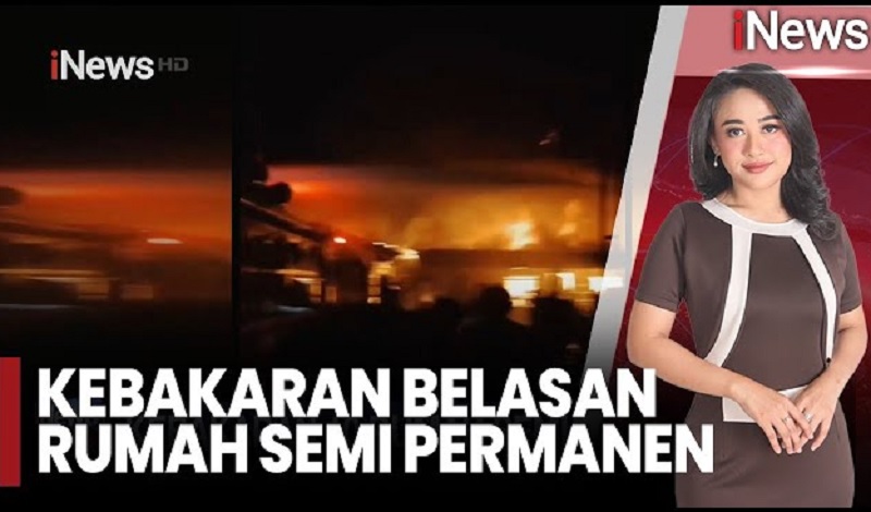 Kebakaran Dahsyat di Belawan Medan: 10 Rumah Ludes, Warga Luka Parah