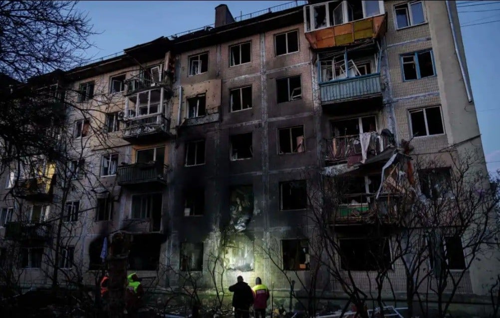 Rusia Ngamuk Gempur Ibu Kota Kiev Ukraina, 6 Orang Tewas