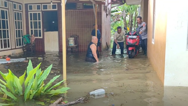 Banjir di Pangandaran Makin Parah, Warga Terpaksa Mengungsi