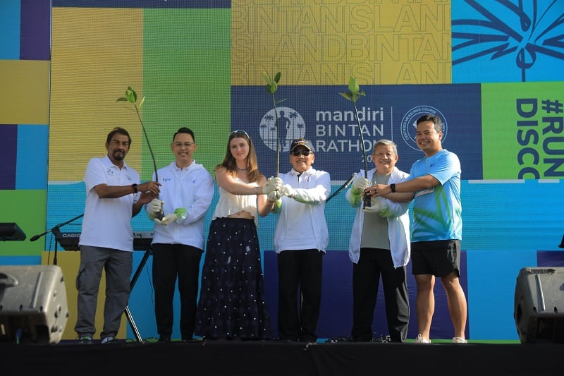 Bank Mandiri Dorong Aksi Hijau di Bintan Marathon 2025 lewat Mandiri Looping for Life