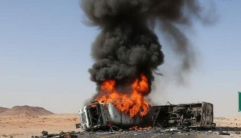 45 Jemaah Umrah India Meninggal di Saudi, Bus Tabrak Truk Tangki BBM hingga Terbakar