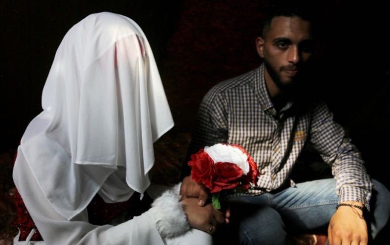 Gencatan Senjata, Puluhan Pasangan di Gaza Ikuti Nikah Massal