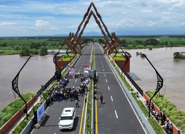 Resmikan Jembatan Kabanaran, Presiden Prabowo Ungkap Perjuangan Pangeran Mangkubumi
