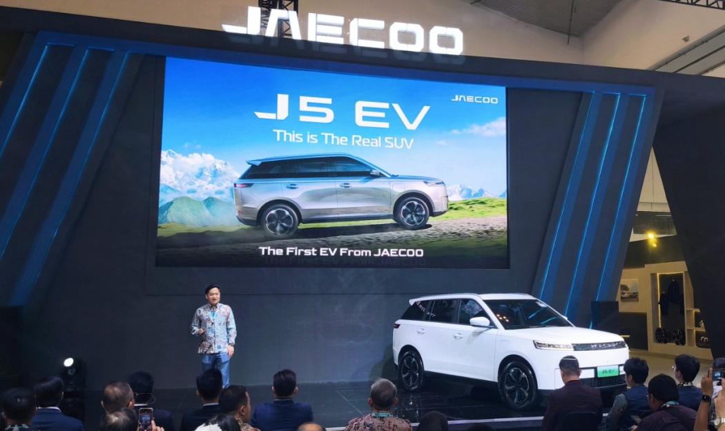 Melantai di GJAW 2025, Jaecoo Ungkap Pemesanan Mobil Listrik J5 EV Tembus 6.000 Unit 