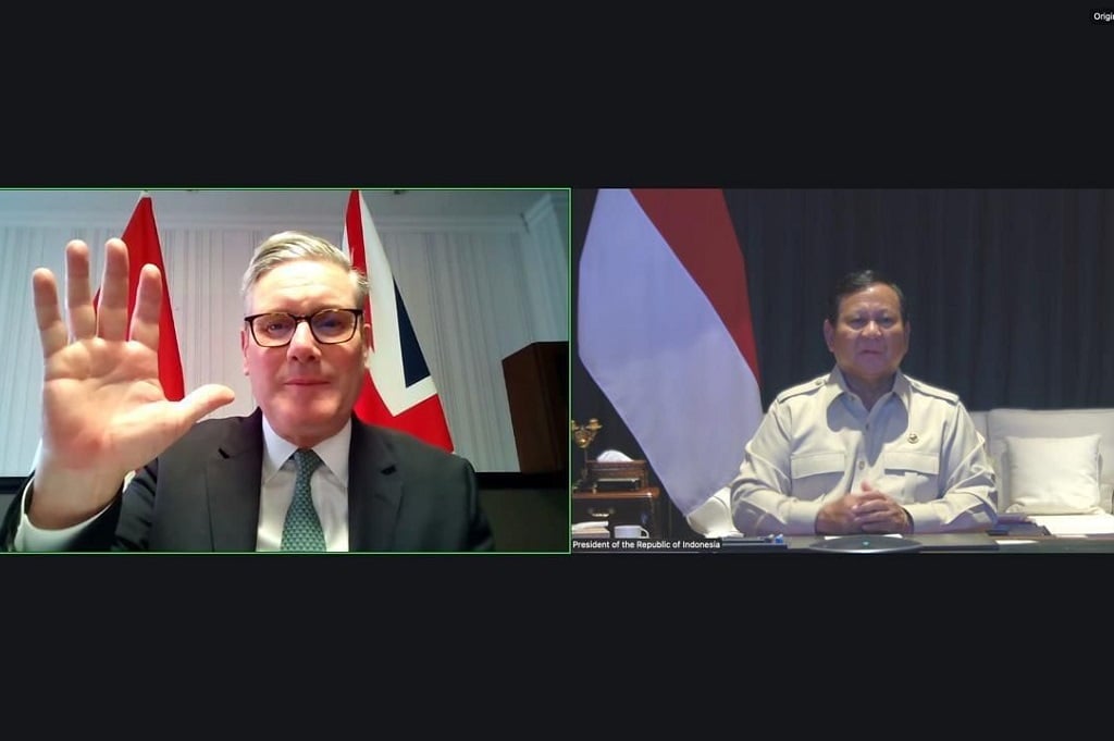 Presiden Prabowo Telekonferensi dengan PM Inggris Keir Starmer, Bahas Apa?