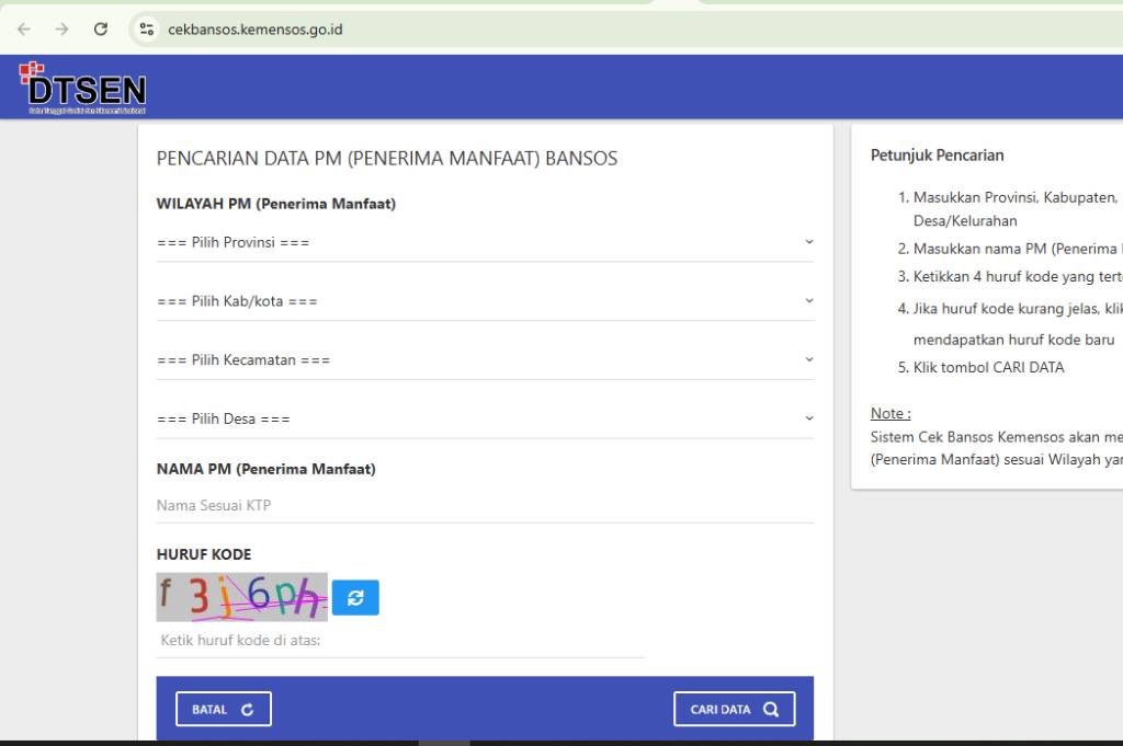 Cara Cek Bansos Kemensos.go.id: Segera Lihat Status Bantuanmu!