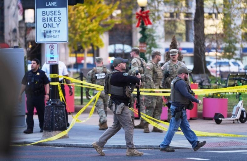  2 Pasukan Garda Nasional AS Ditembak, Gedung Putih Lockdown