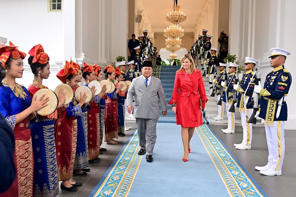 Prabowo Bertemu Ratu Maxima di Istana, Bahas Inklusi-Kesehatan Finansial
