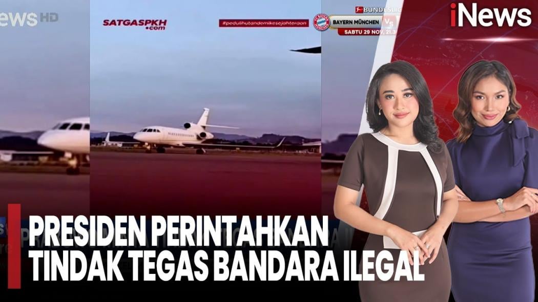 Presiden Prabowo Minta Tindak Tegas Bandara Ilegal