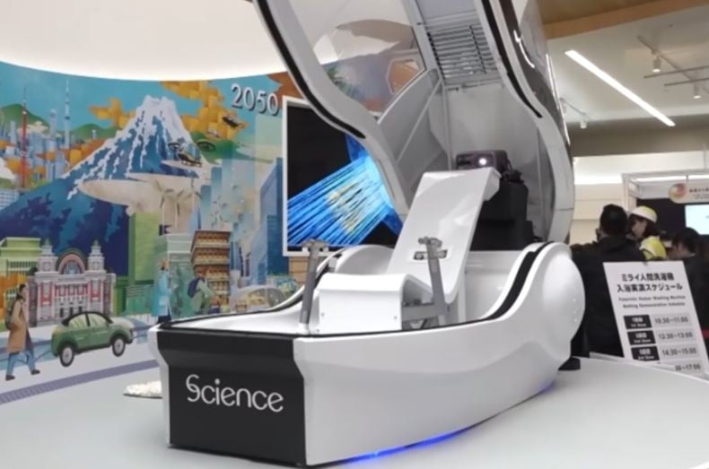 Heboh, Mesin Cuci Manusia Mulai Dijual di Jepang